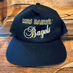Kati Mrs Baird's Bagels Snapback Baseball Cap Men's OSFA Navy Blue Yellow